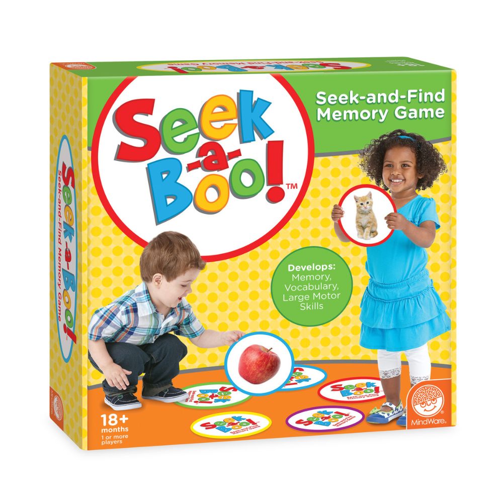 Seek a Boo! Seek-and-Find Toddler Memory Game · Crafts4Kids