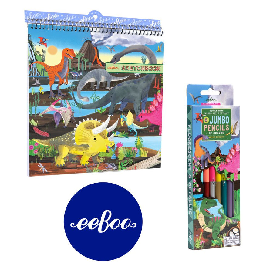 eeBoo Dinosaur Sketchbook Bundle - save 20%