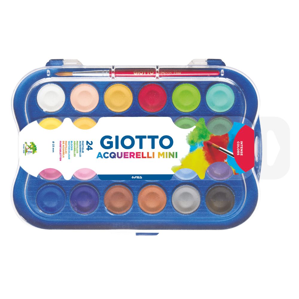 Giotto Box of 24 Mini Watercolour Paints