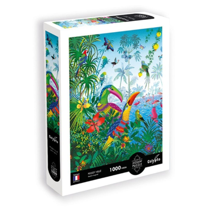 Calypto Jigsaw Puzzle 1000 Piece - Tropical Garden by Peggy Nille