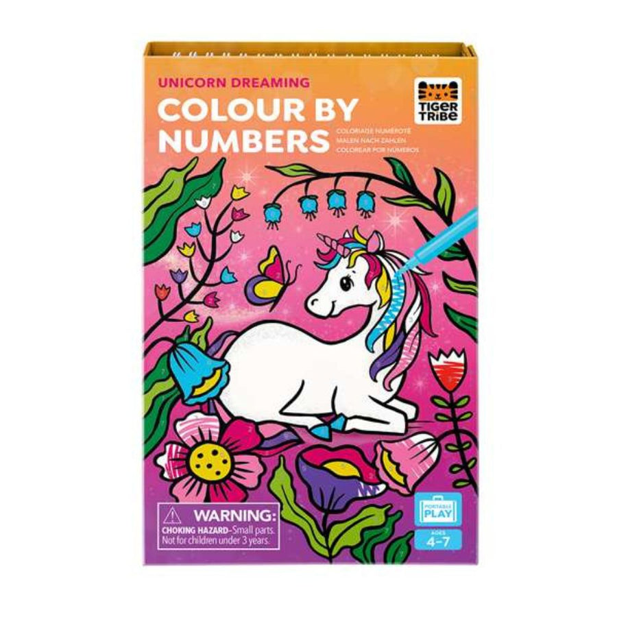 Tiger Tribe Colour by Numbers - Unicorn Dreaming