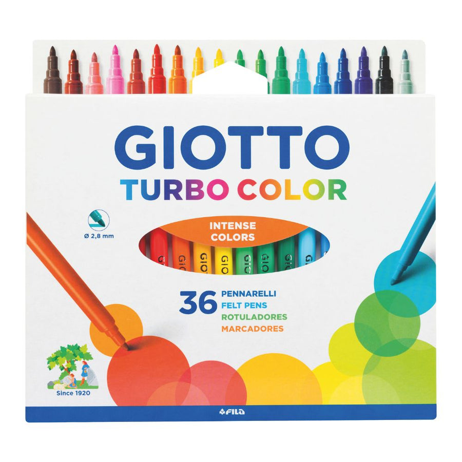 Giotto Turbo Color Felt Tip Pen 36pcs Set