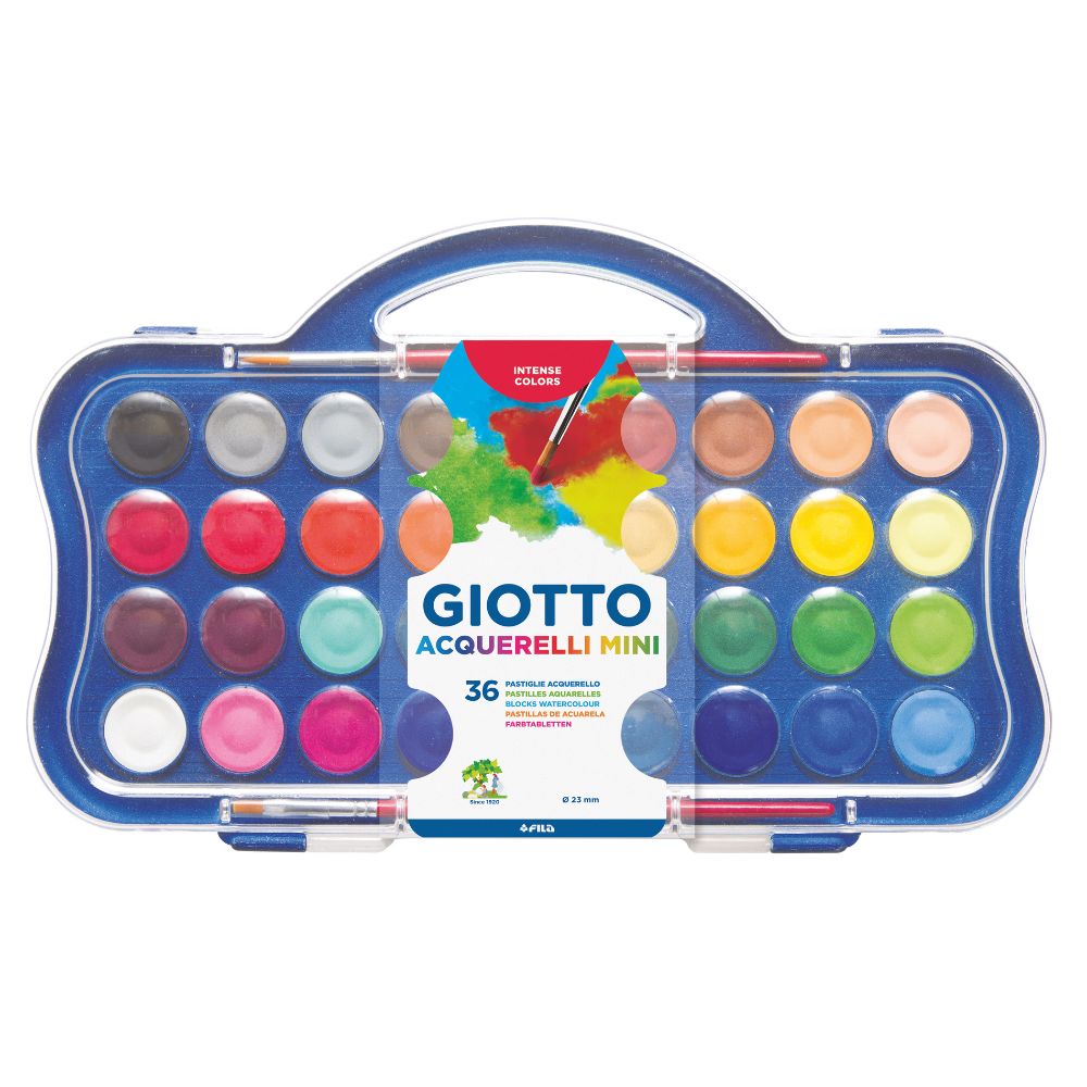 Giotto Box of 36 Mini Watercolour Paints