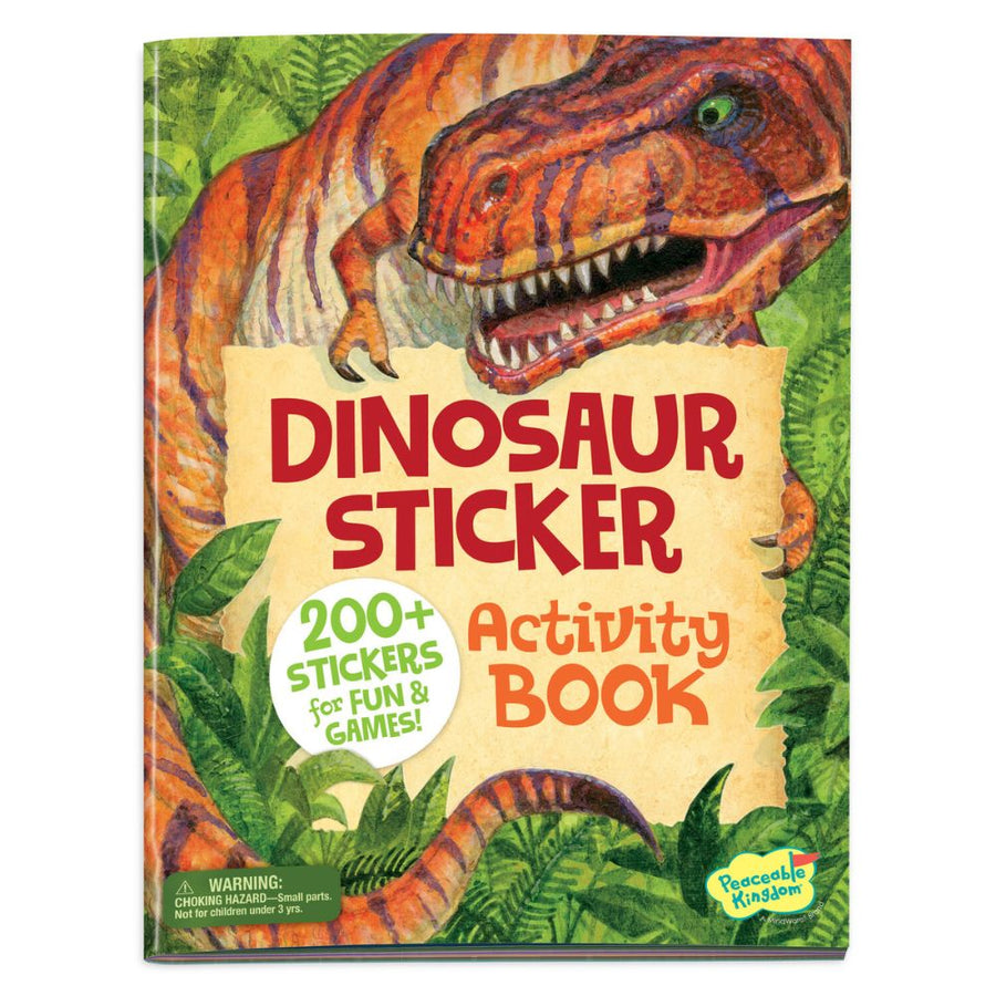 Peaceable Kingdom Activity Sticker Book - Dinosaurs