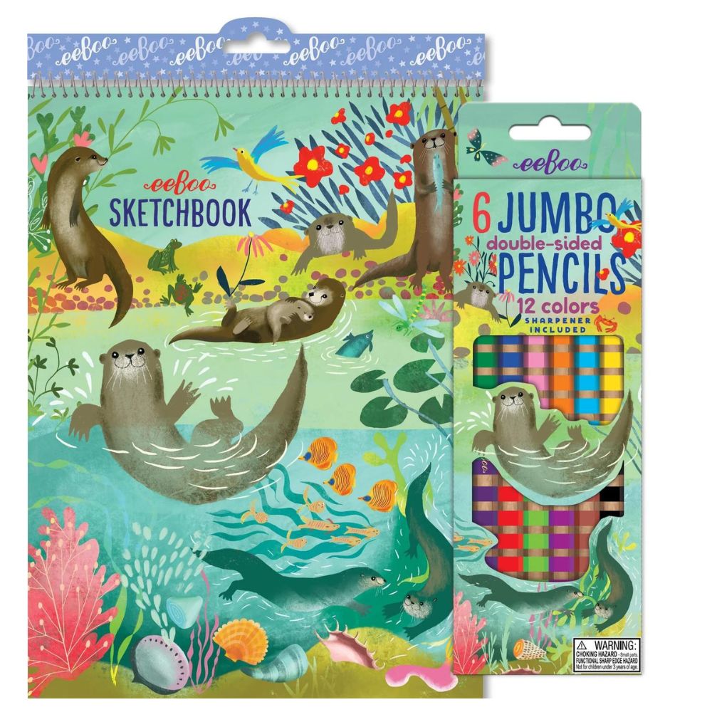 eeBoo Otters Sketchbook Bundle - save 20%