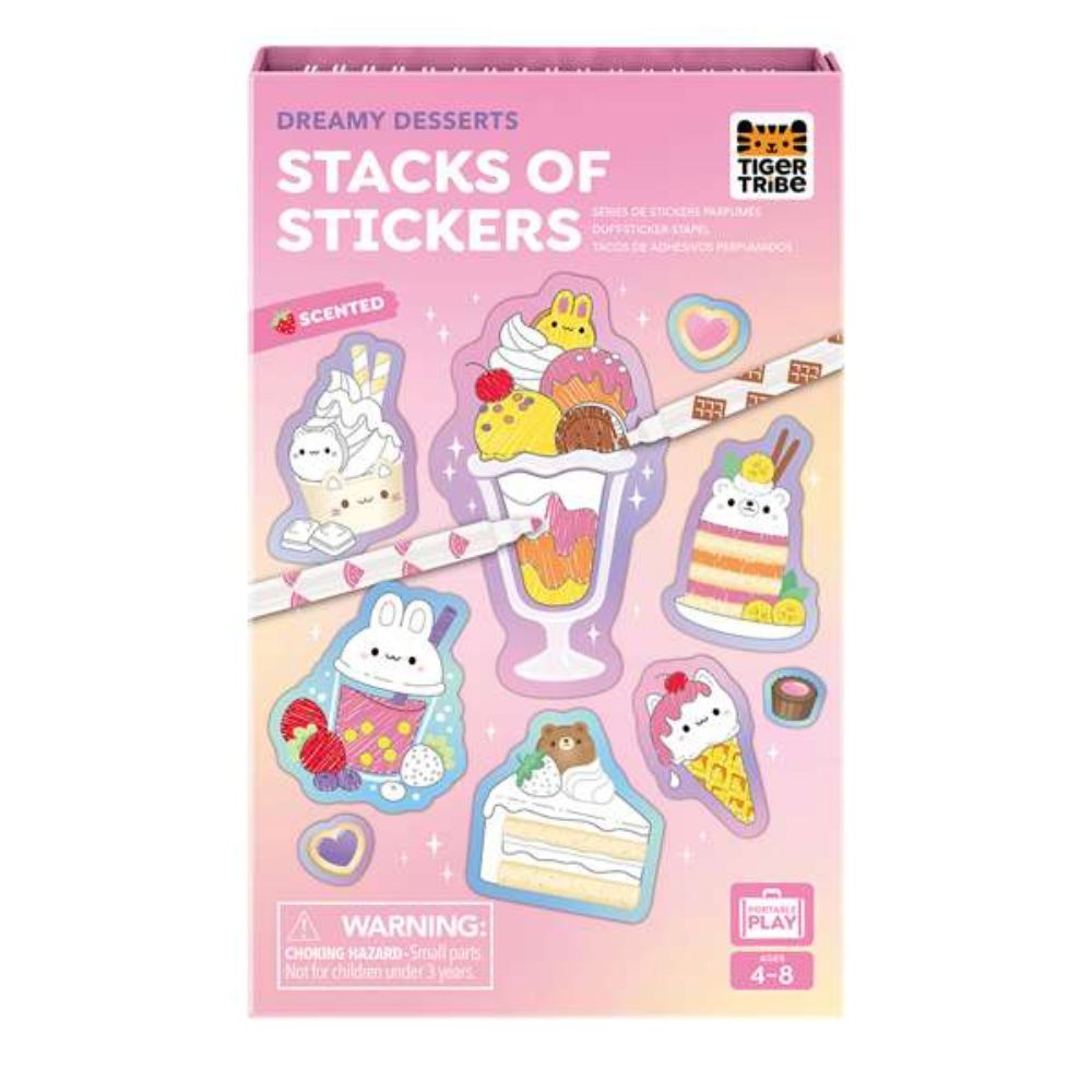 Tiger Tribe - Scented Stacks of Stickers - Dreamy Desserts