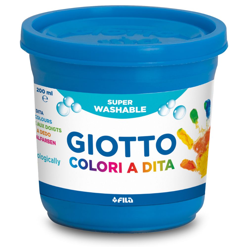 Giotto Finger Paint 6 x 200ml Set