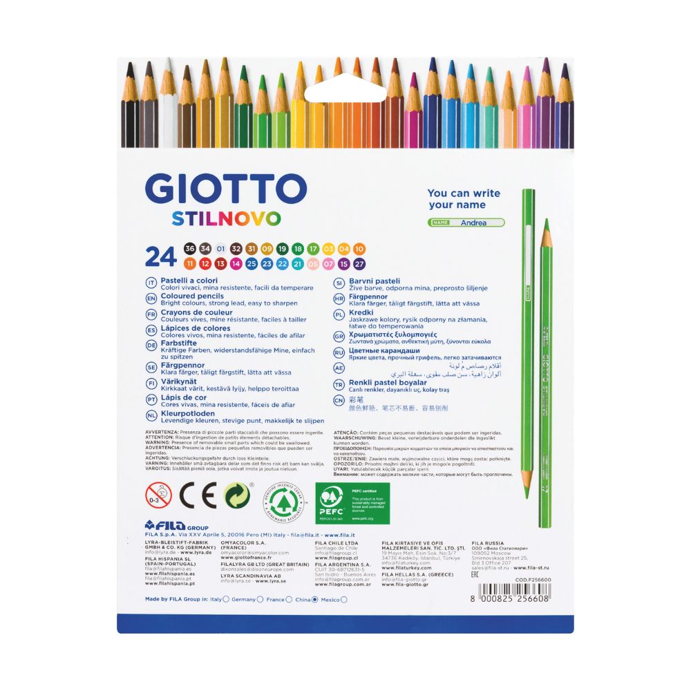 Giotto Stilnovo Pencil 24pcs Set