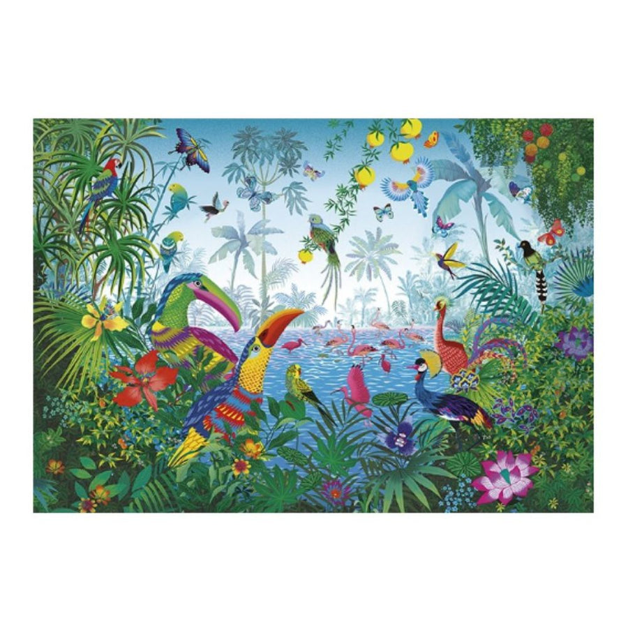 Calypto Jigsaw Puzzle 1000 Piece - Tropical Garden by Peggy Nille