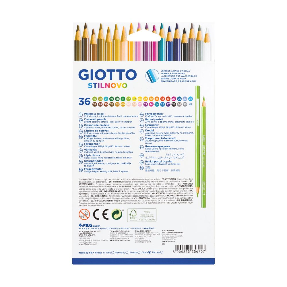 Giotto Stilnovo Colouring Pencil 36pcs Set