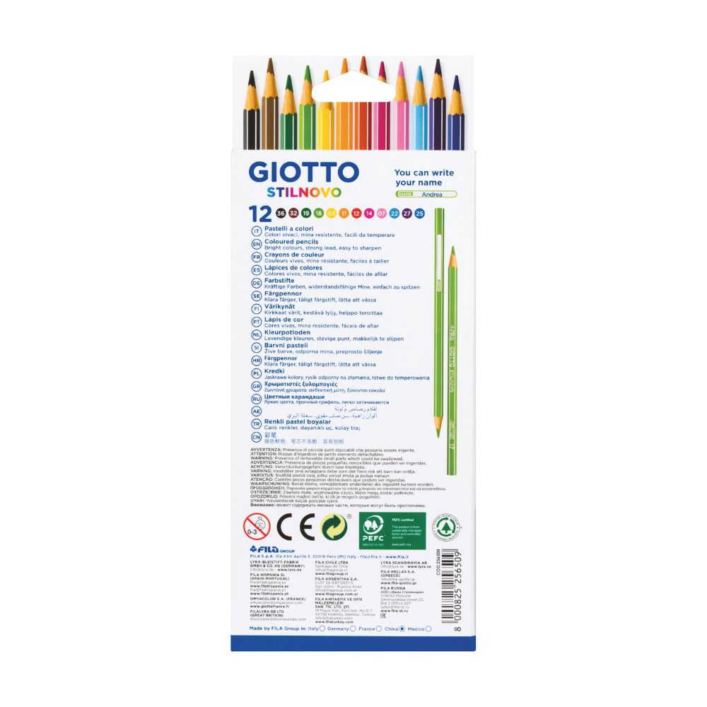 Giotto Stilnovo Pencil 12pcs Set