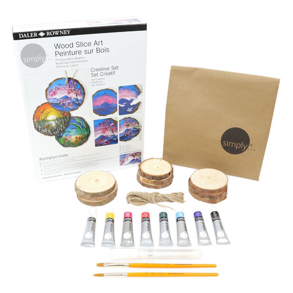 Daler Simply Wood Painting Creative Set