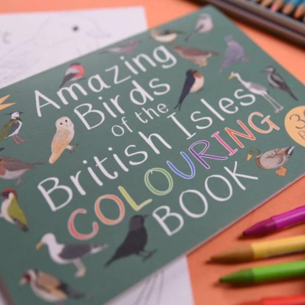 Amazing Birds of the British Isles Colouring Book