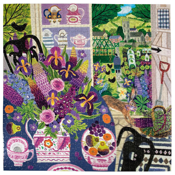 Eeboo 1000 Piece Jigsaw Puzzle - Lavender Kitchen