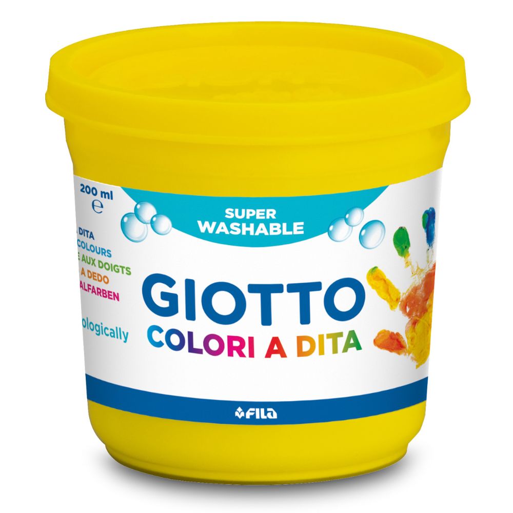 Giotto Finger Paint 6 x 200ml Set