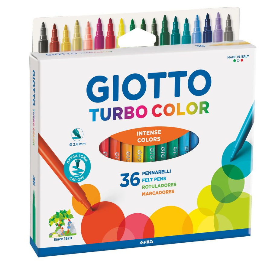 Giotto Turbo Color Felt Tip Pen 36pcs Set