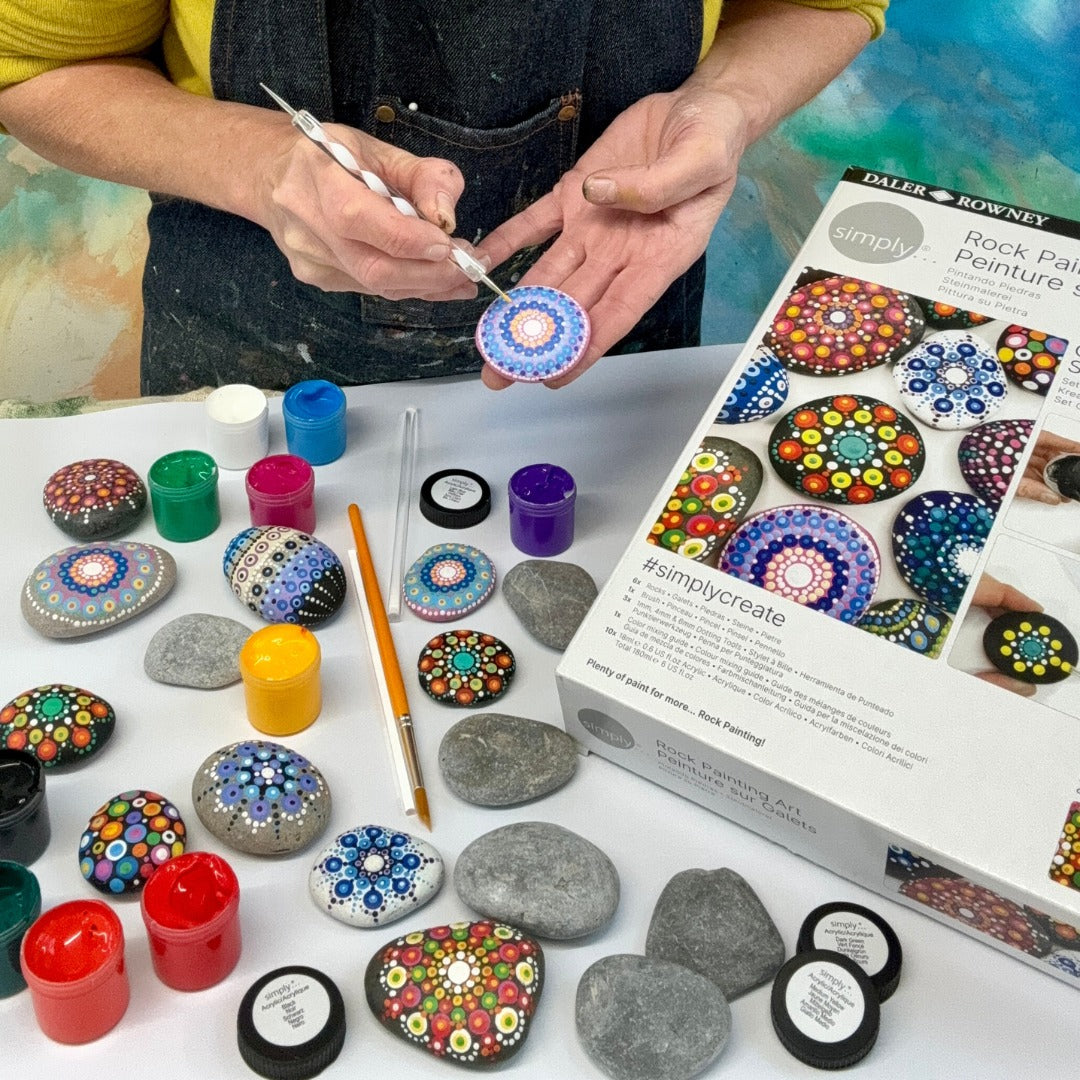 Daler Simply Rock Painting Creative Set