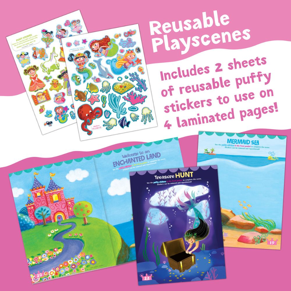 Peaceable Kingdom Activity Sticker Book - Mermaid, Princess and Fairy Friends