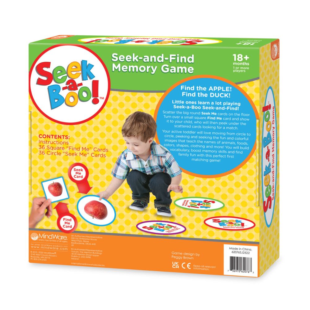 Seek a Boo! Seek-and-Find Toddler Memory Game