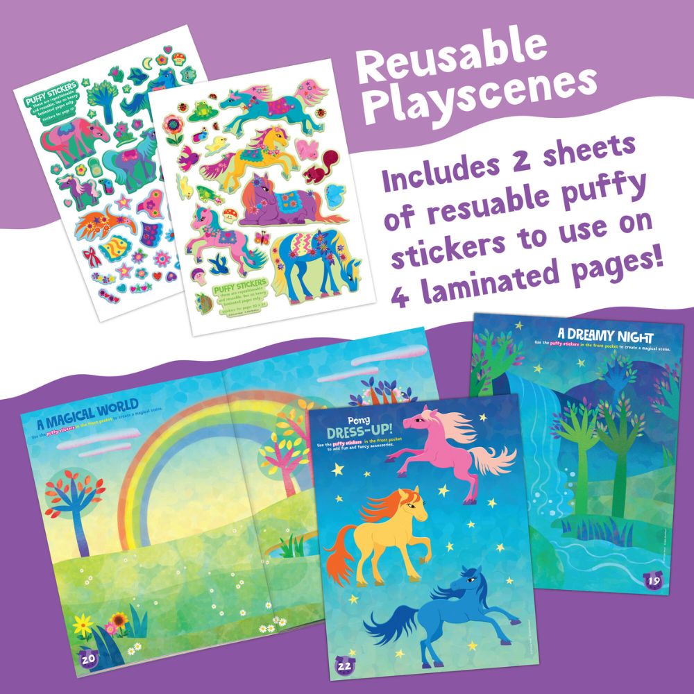 Peaceable Kingdom Activity Sticker Book - Magical Ponies