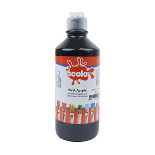 Scola First Acrylic Starter Paints 500ml - Various Colours