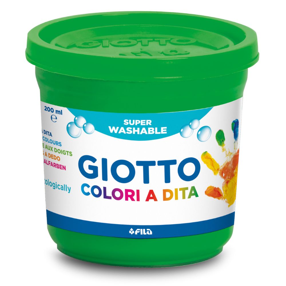 Giotto Finger Paint 6 x 200ml Set