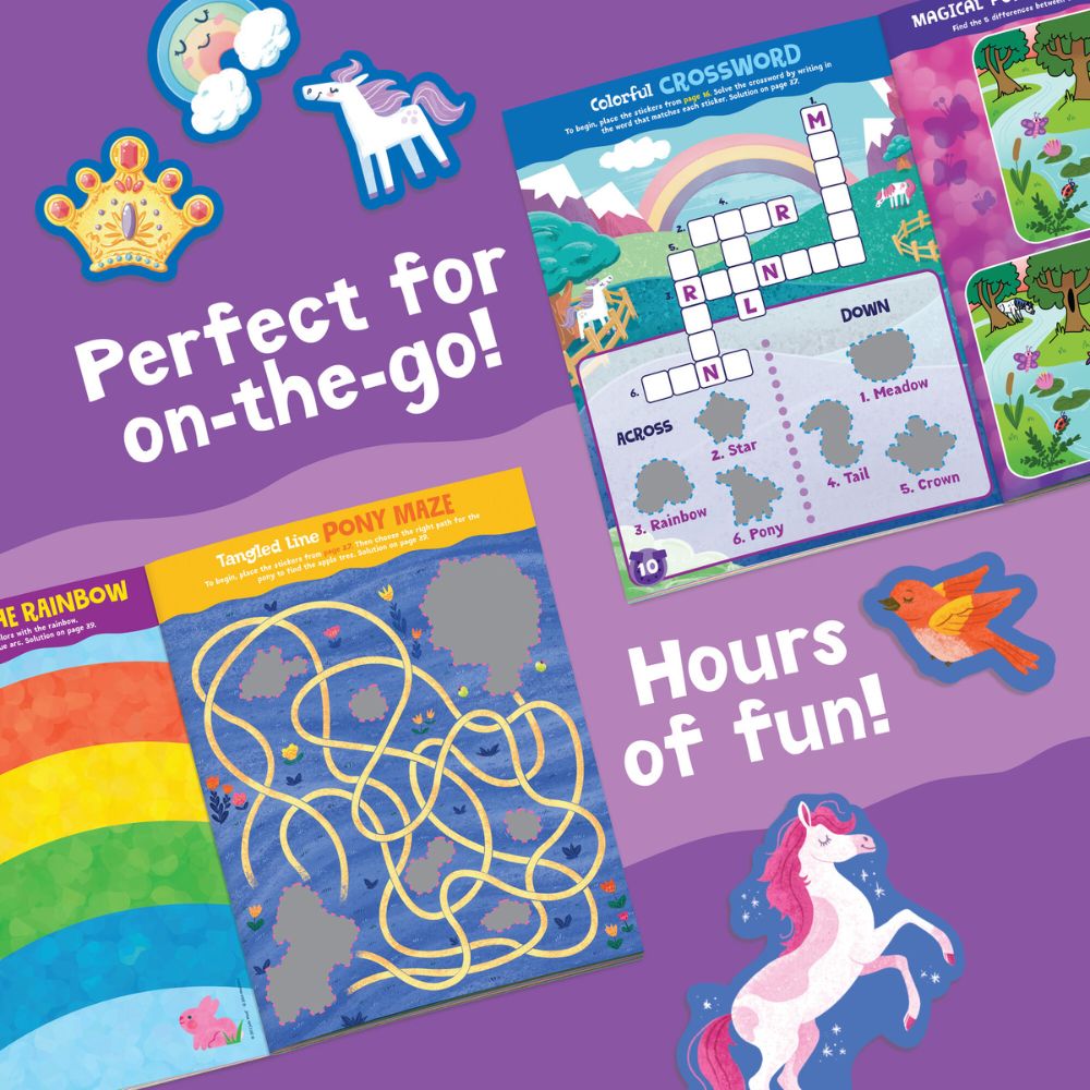 Peaceable Kingdom Activity Sticker Book - Magical Ponies