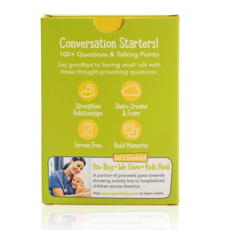 Open The Joy Let's Talk: Conversation Cards