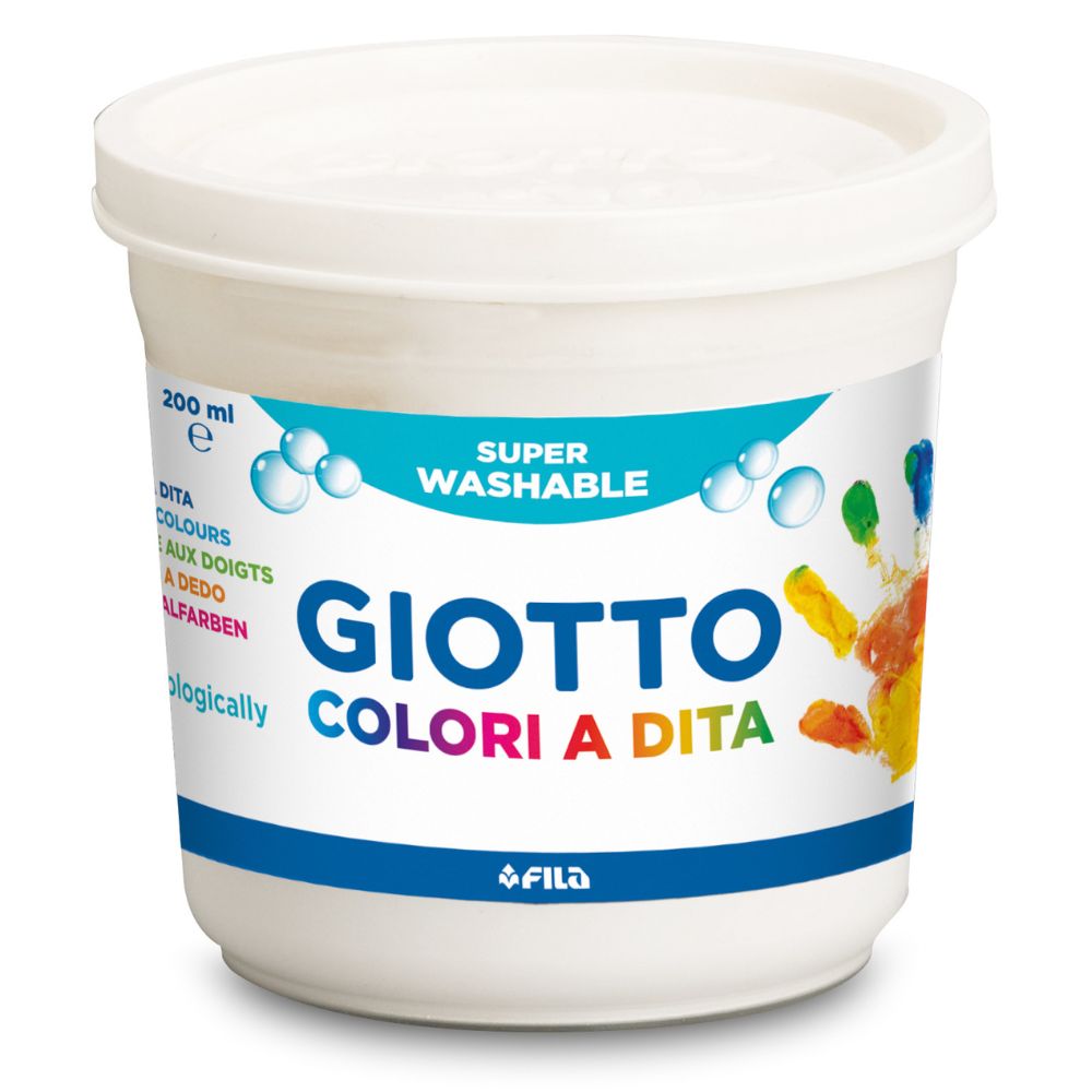 Giotto Finger Paint 6 x 200ml Set