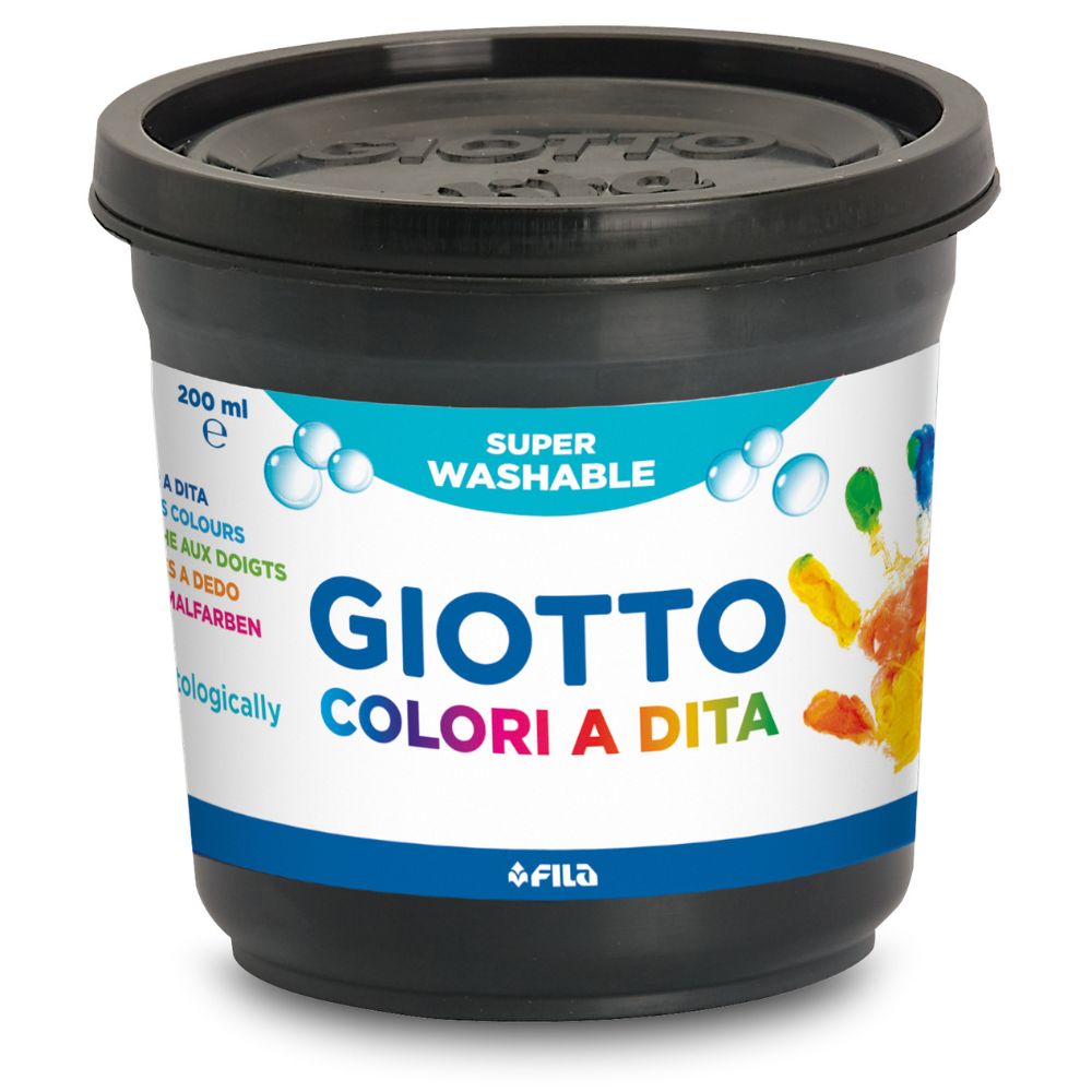 Giotto Finger Paint 6 x 200ml Set