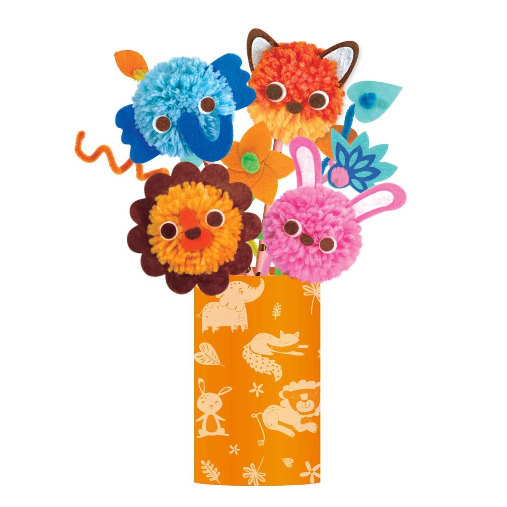 Avenir Pom Pom Animal Bouquet