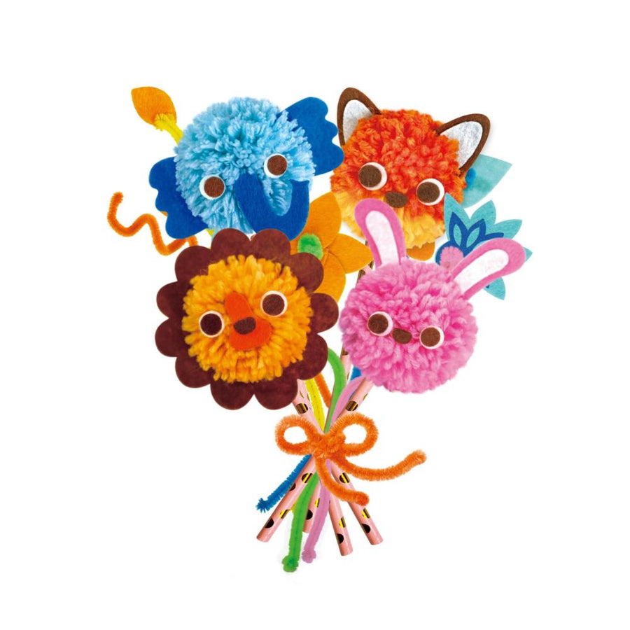 Avenir Pom Pom Animal Bouquet