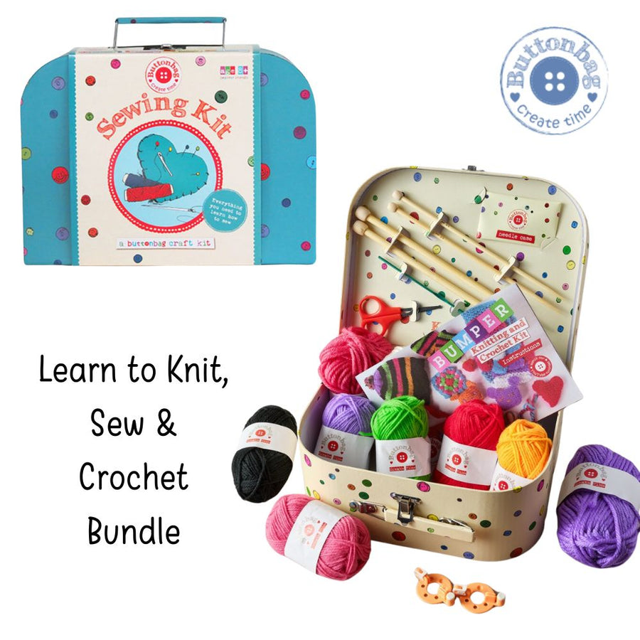 Buttonbag Sew, Knit & Crochet Bundle