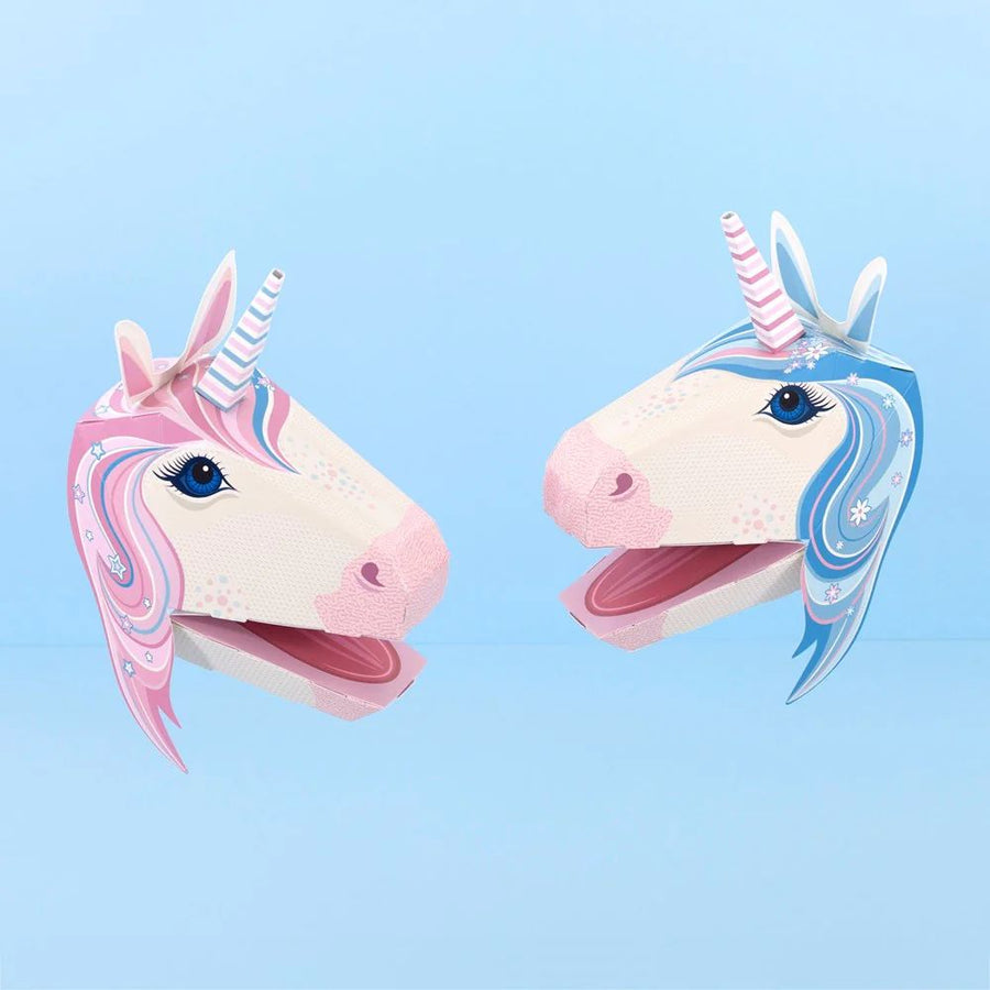 make your own unicorn puppets