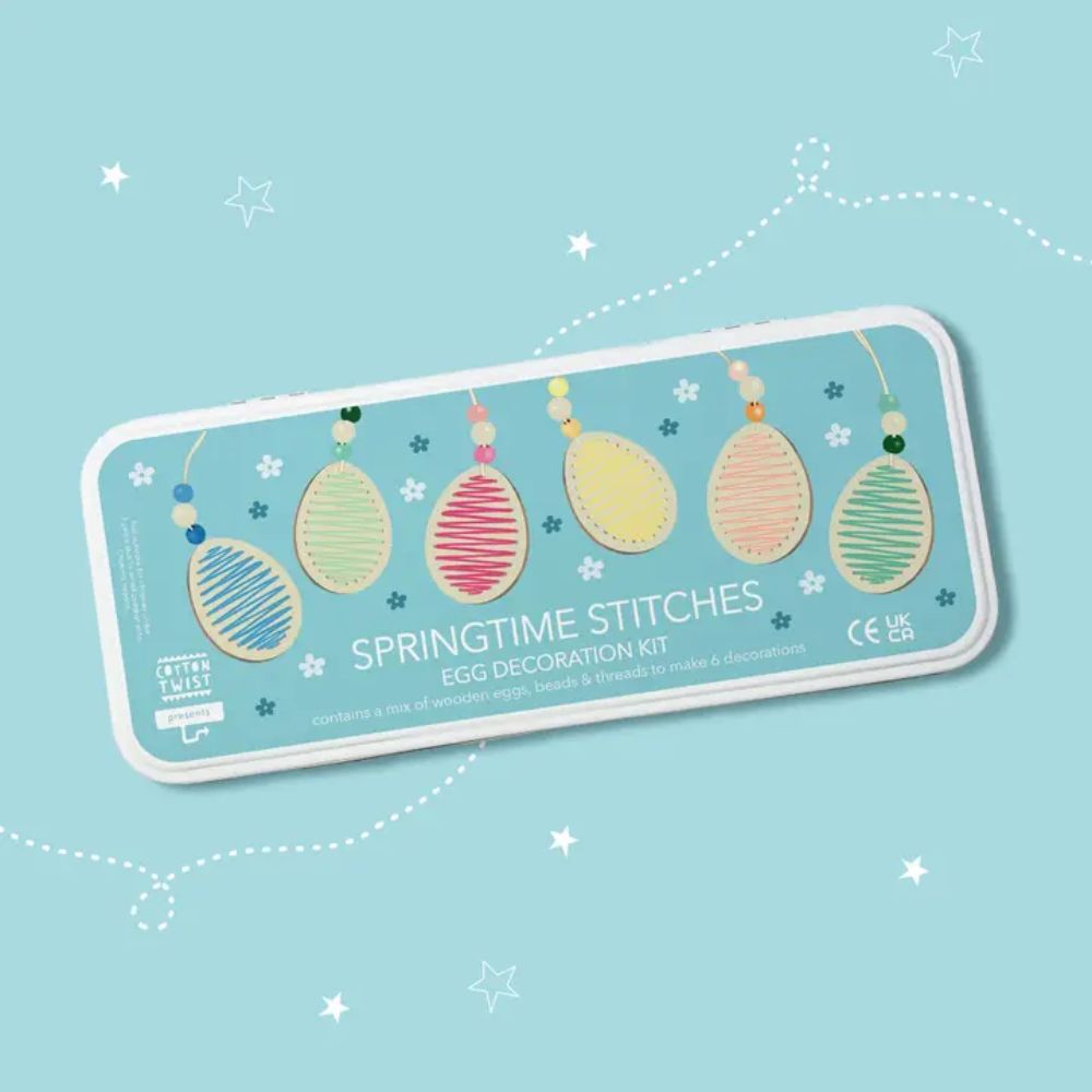 Cotton Twist Springtime Stitches Egg Decoration Kit