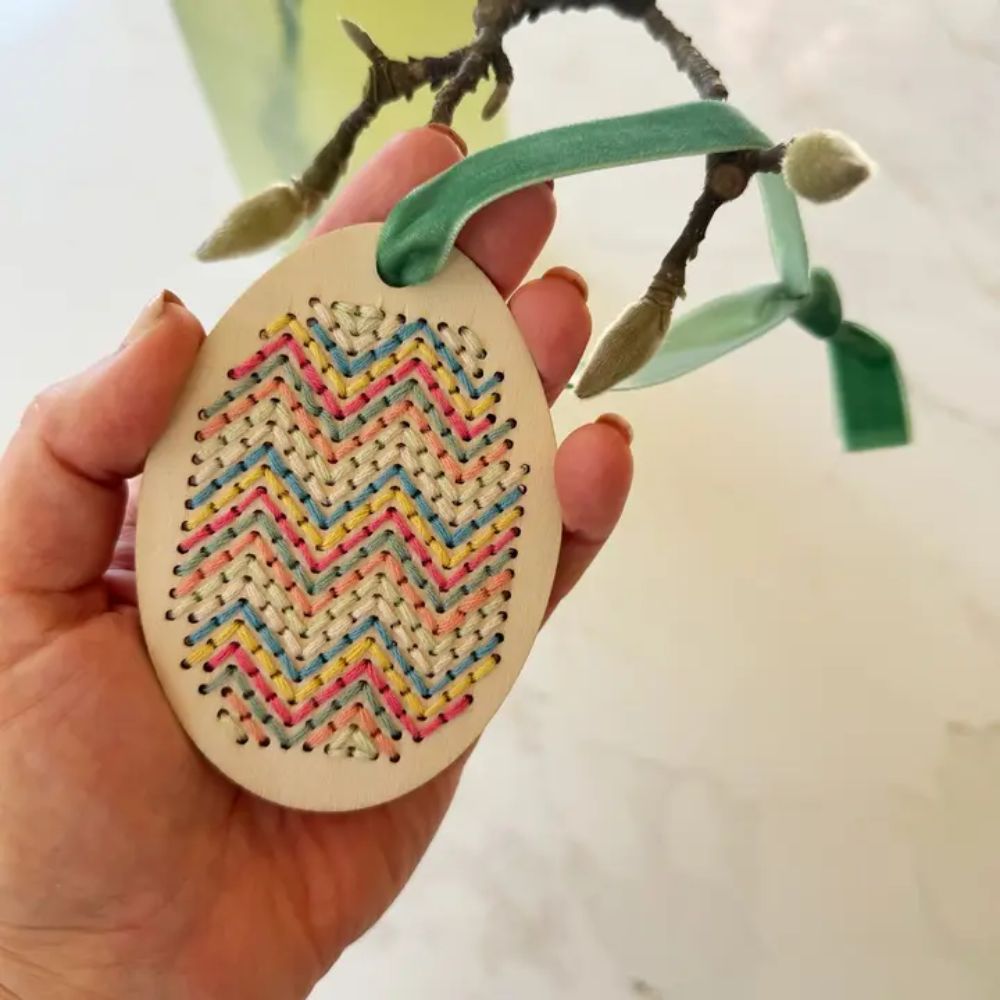 Cotton Twist Make Your Own Stitched Egg Decoration