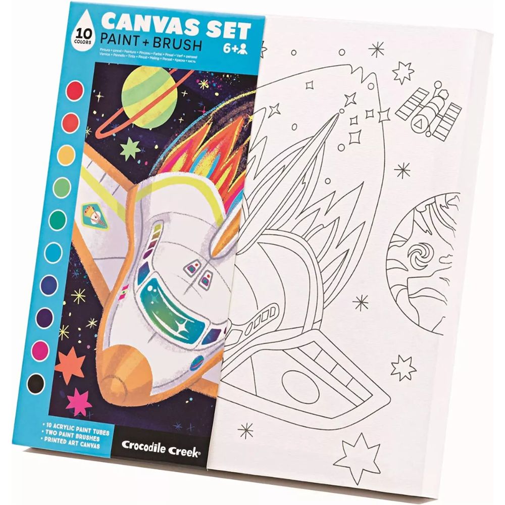 Crocodile Creek Canvas Set - Space