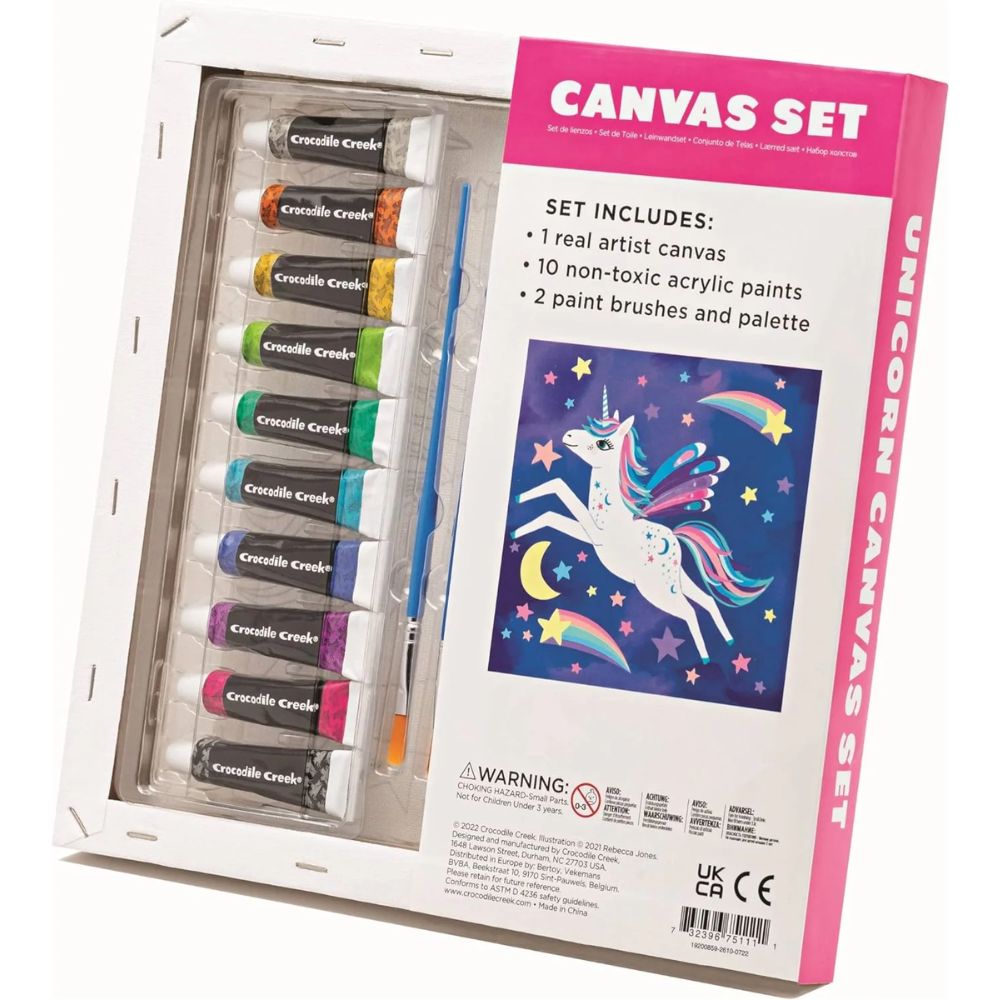 Crocodile Creek Canvas Set - Unicorn