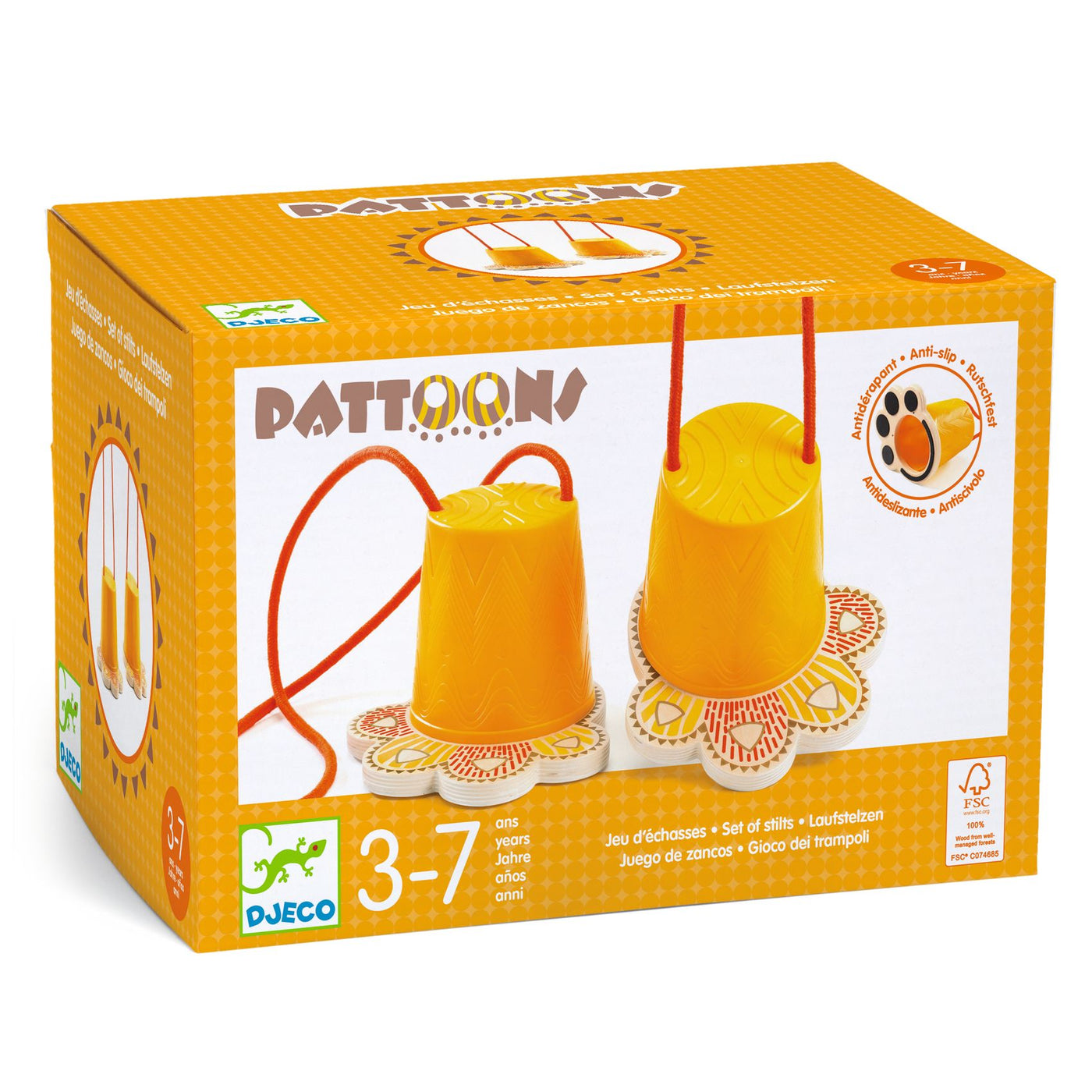 Djeco Pattoons - Balancing Stilt Game