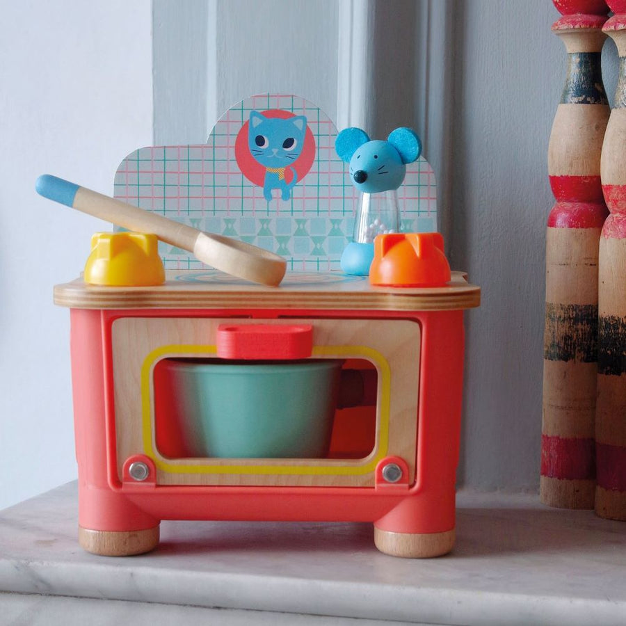 Djeco Kitchen Toys -  Kitten Stove