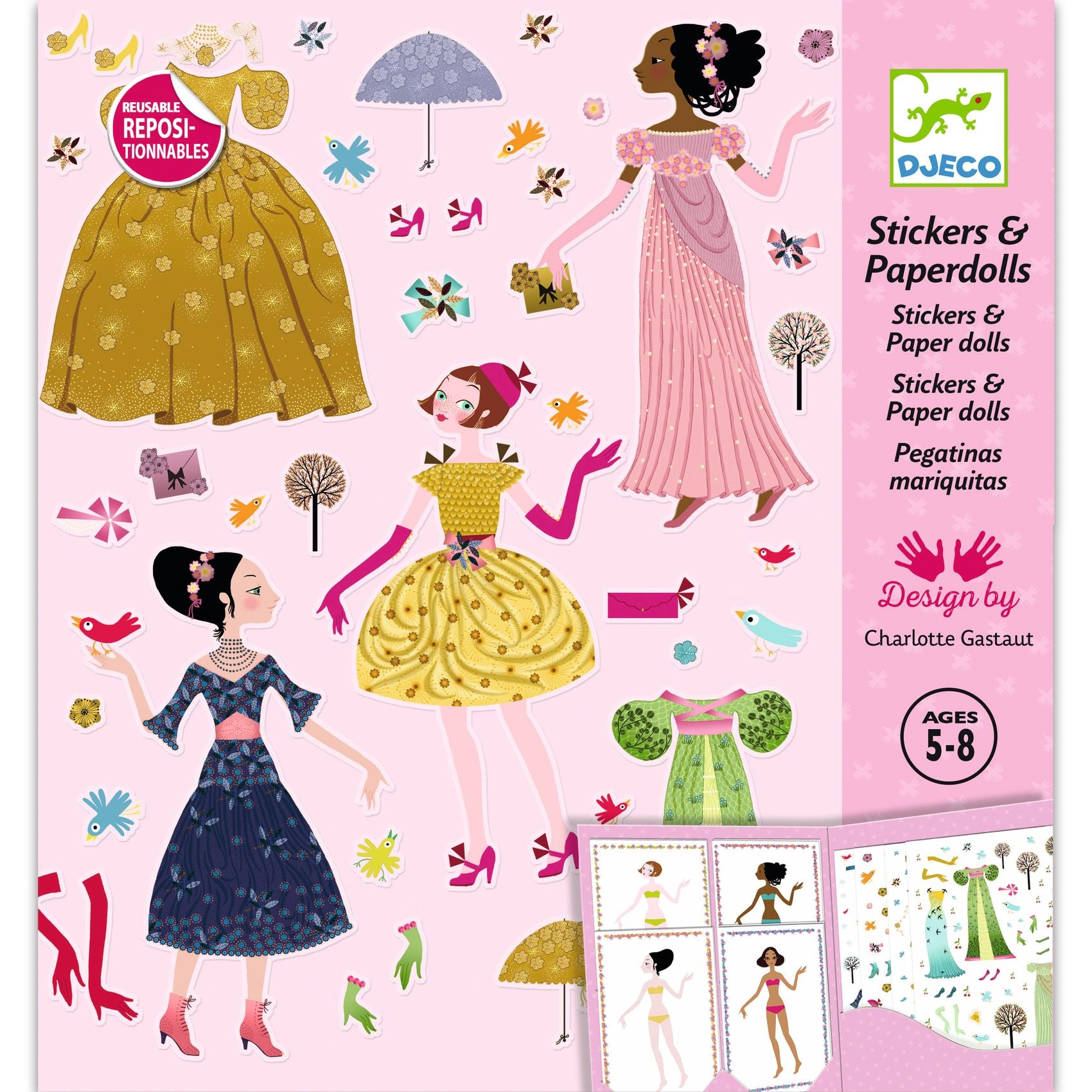 Djeco Sticker Toy Dresses