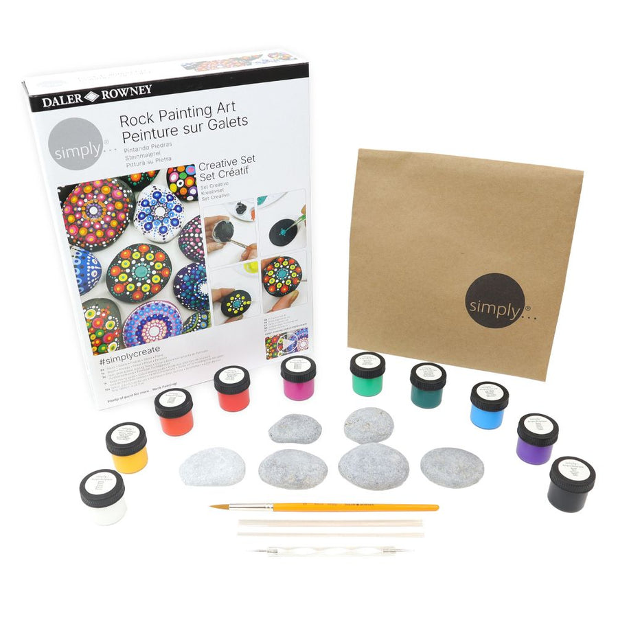 Daler Simply Rock Painting Creative Set