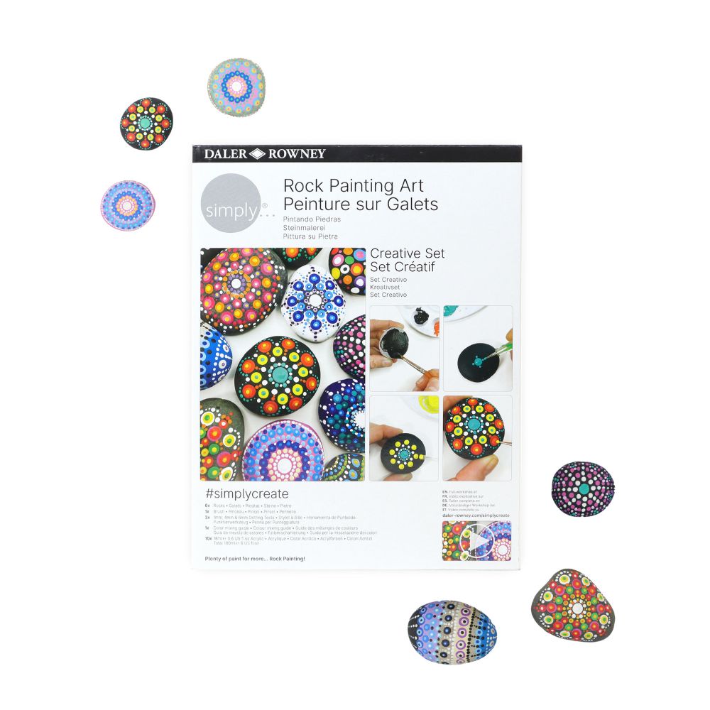 Daler Simply Rock Painting Creative Set