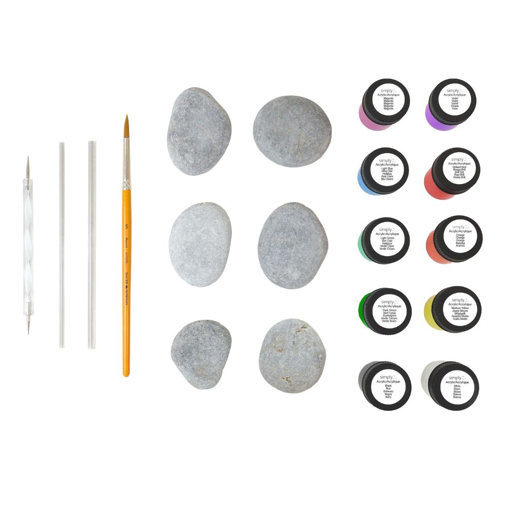 Daler Simply Rock Painting Creative Set