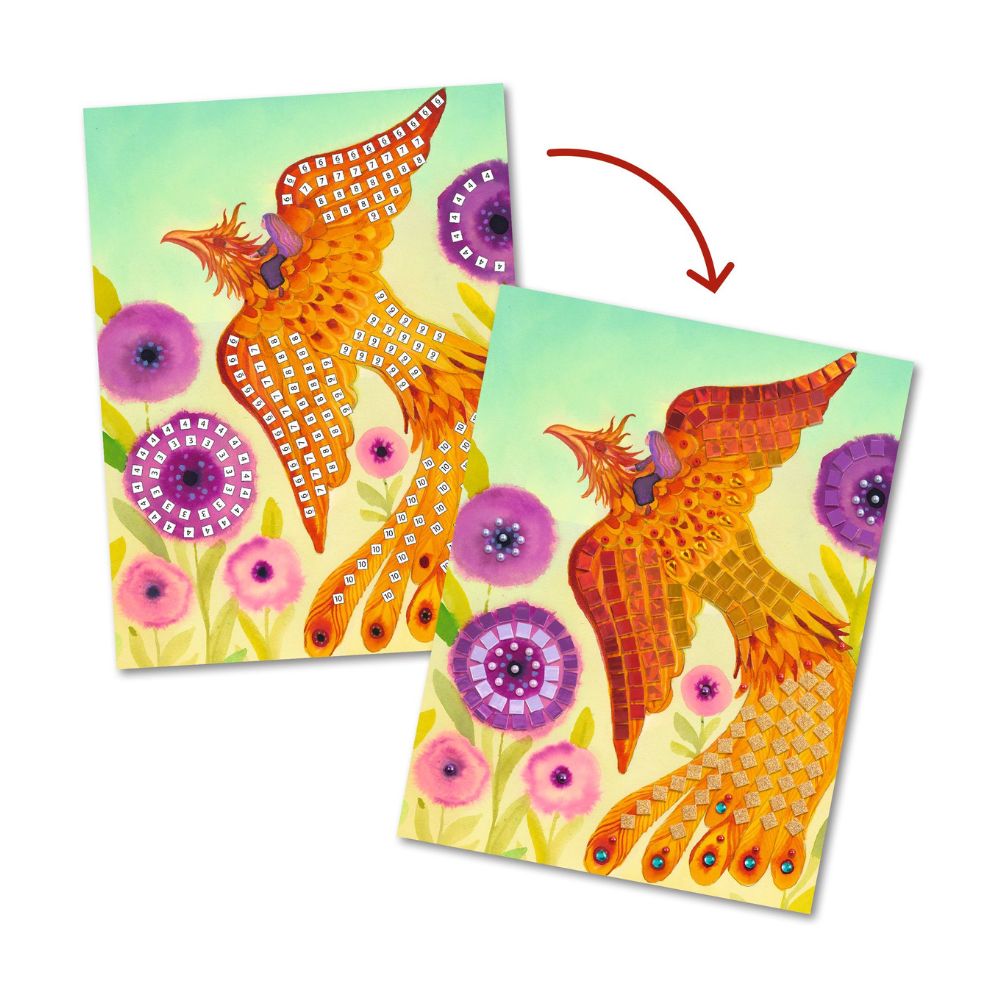 Djeco Mythical Creatures Mosaic Kit | Djeco Mosaics For Kids