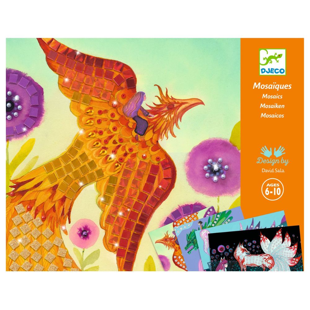 Djeco Mythical Creatures Mosaic Kit | Djeco Mosaics For Kids