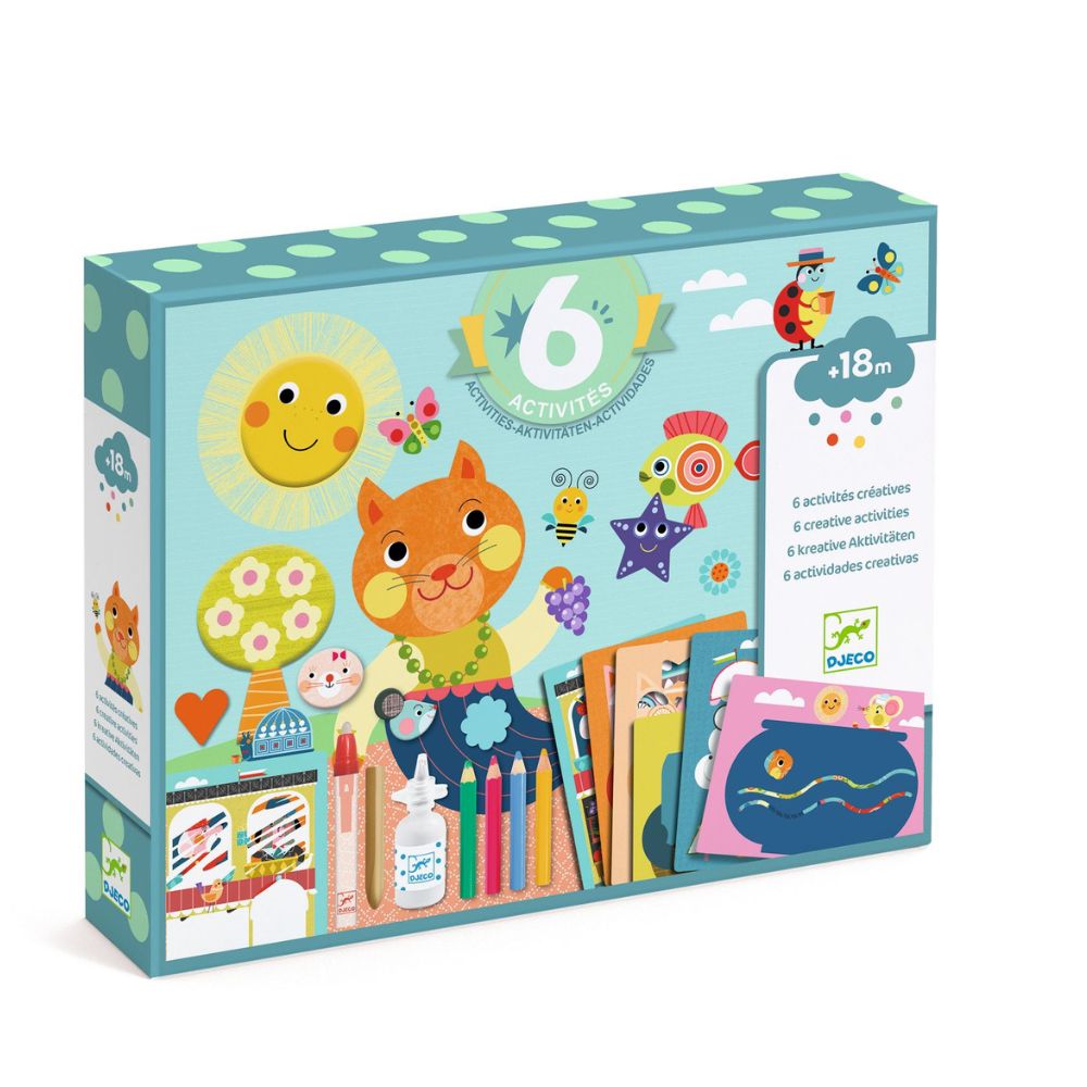 Djeco Multi-activity Kit - The cat and his friends 1000 x 1000