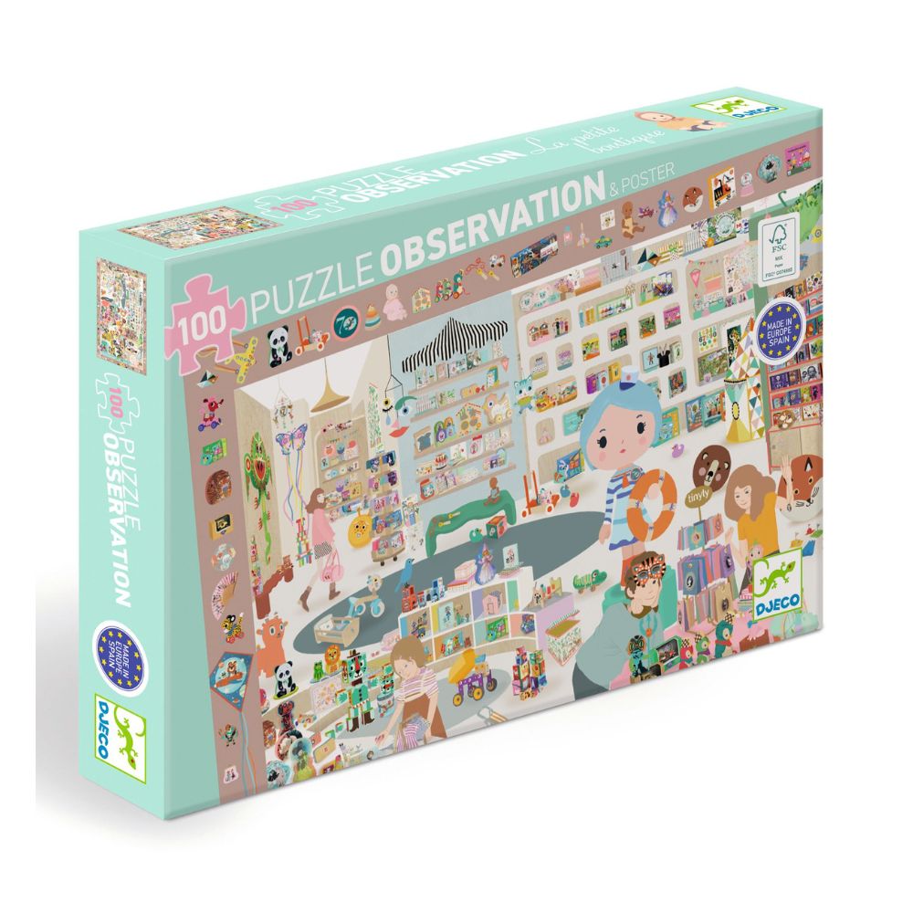 Djeco Observation Childrens Jigsaw Puzzle - Little Shop