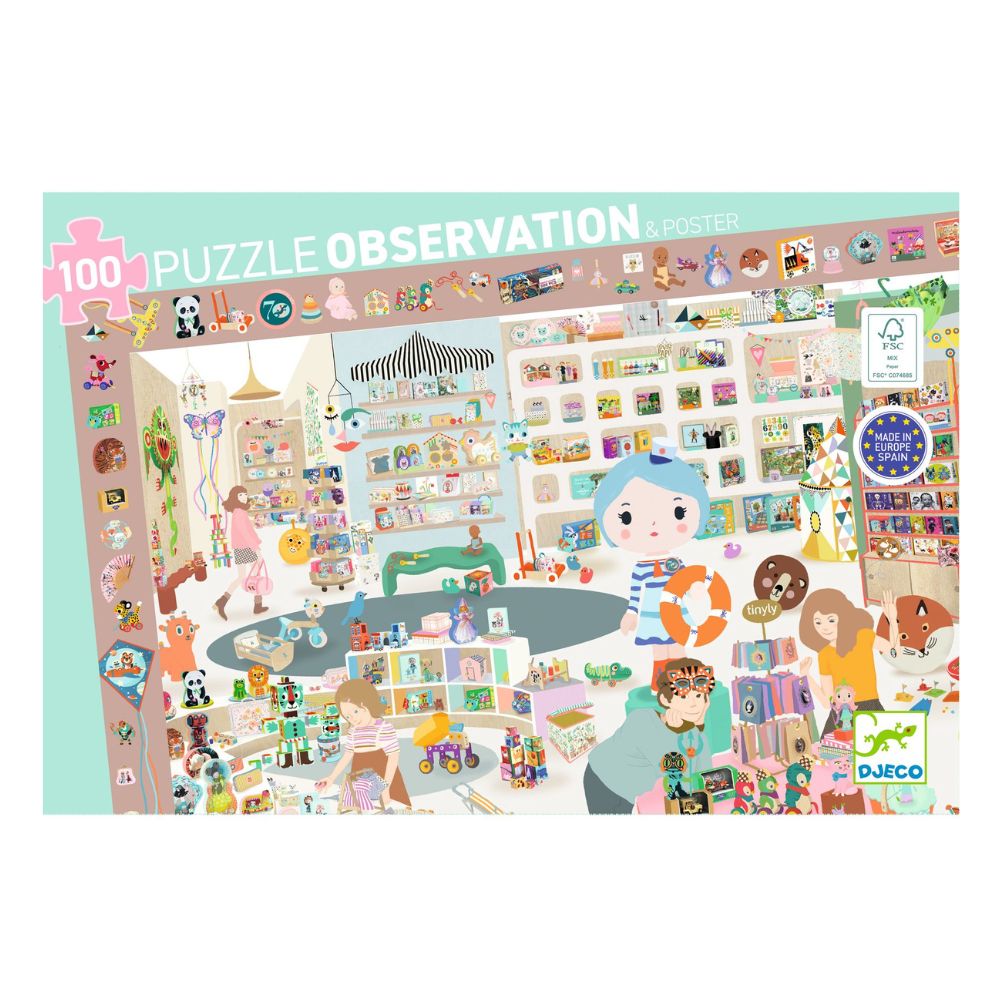 Djeco Observation Childrens Jigsaw Puzzle - Little Shop