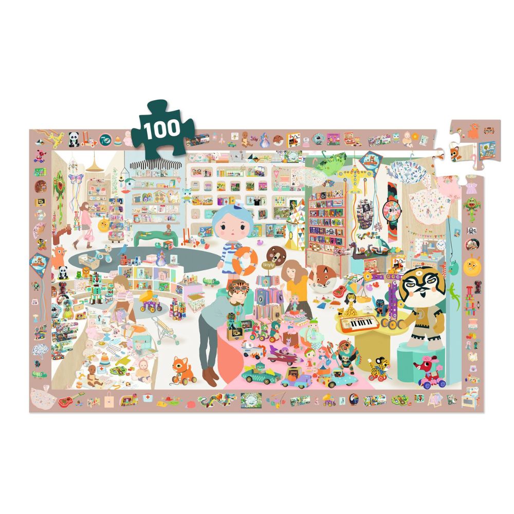 Djeco Observation Childrens Jigsaw Puzzle - Little Shop